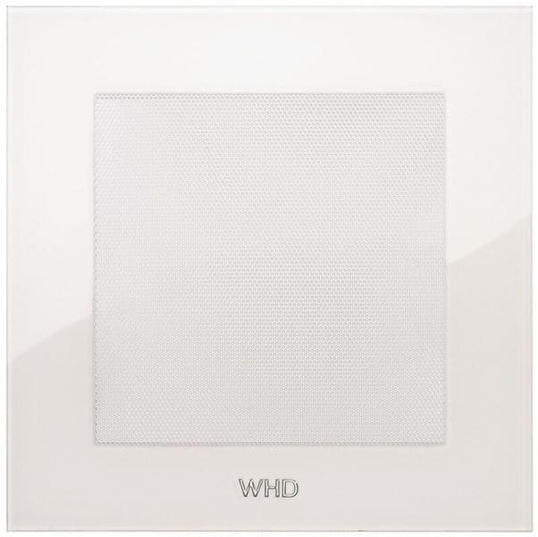 WHD - Blende AGBW M240 W Acryl-Glasblende weiß, Gitter weiß, quadratisch