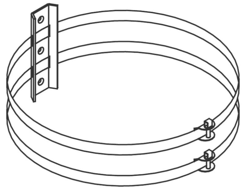 WHD - MASTBEFESTIGUNG MB3 NIROSTA,FÜR TL 2