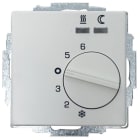 BERKER - Q.x Raumtemperaturregler pwg Heizen/Kühlen mit Kontakt ext. Umsch.