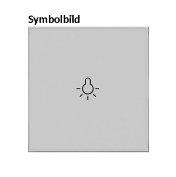 BERKER - KNX S.1/B.x Tasten f TS-GM 1-fach polarweiß matt bedruckt