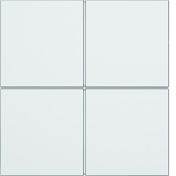 BERKER - KNX S.1/B.x Tasten f TS-GM 4-fach alu matt