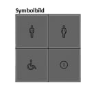 BERKER - KNX S.1/B.x Tasten f TS-GM 4-fach anthrazit matt hinterleuchtet
