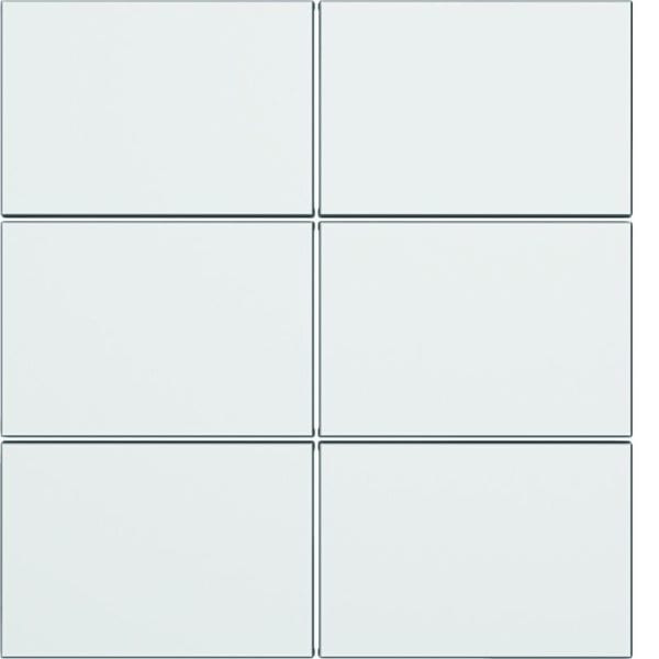 BERKER - KNX S.1/B.x Tasten f TS-GM 6-fach alu matt