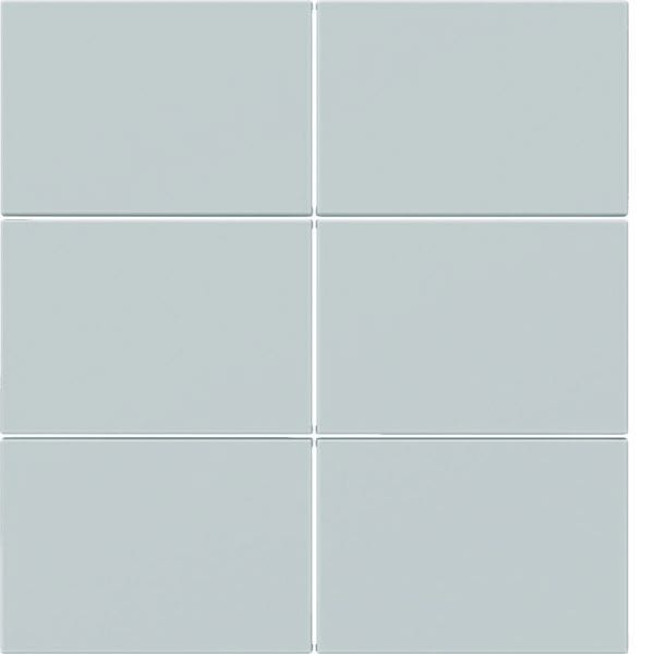 BERKER - KNX S.1/B.x Tasten f TS-GM 6-fach polarweiß matt