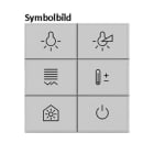 BERKER - KNX S.1/B.x Tasten f TS-GM 6-fach polarweiß glänzend bedruckt