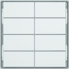 BERKER - KNX Q.x Tasten f. TS-GM 8-fach alu matt