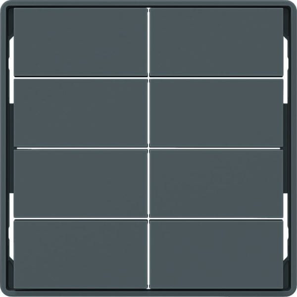 BERKER - KNX Q.x Tasten f. TS-GM 8-fach anthrazit matt