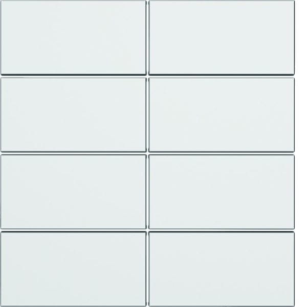 BERKER - KNX S.1/B.x Tasten f TS-GM 8-fach alu matt