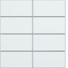BERKER - KNX S.1/B.x Tasten f TS-GM 8-fach alu matt