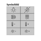 BERKER - KNX S.1/B.x Tasten f TS-GM 8-fach polarweiß glänzend hinterleuchtet