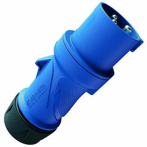 MENNEKES - Stecker PowerTOP Xtra R HW/VN 16A 3p 6h 230V IP54 ErgoCONTACT