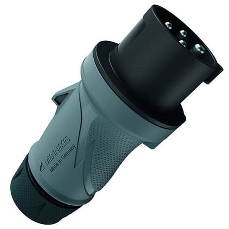 MENNEKES - Stecker PowerTOP Xtra R HW/VN 32A 4p 7h 500V IP54 ErgoCONTACT