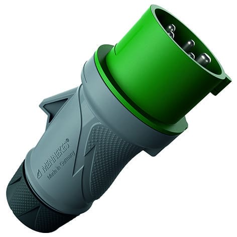 MENNEKES - Stecker PowerTOP Xtra R HW/VN 32A 5p 10h >50 IP54 ErgoCONTACT