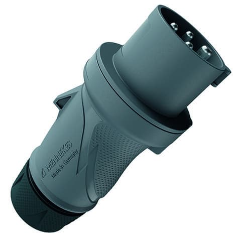 MENNEKES - Stecker PowerTOP Xtra R HW/VN 16A 4p 3h 400V IP54 ErgoCONTACT