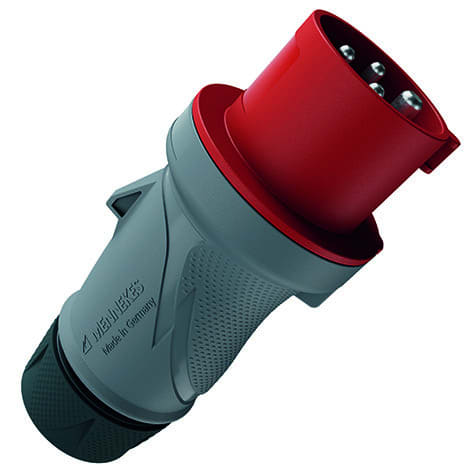 MENNEKES - Stecker PowerTOP Xtra R HW/VN 16A 4p 11h >50V IP54 ErgoCONTACT