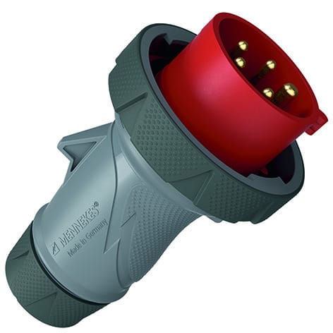 MENNEKES - Stecker PowerTOP Xtra 16A 5p 6h 400V IP67/IP69 ErgoCONTACT