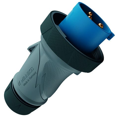 MENNEKES - Stecker PowerTOP Xtra 32A 3p 6h 230V IP67/IP69 ErgoCONTACT
