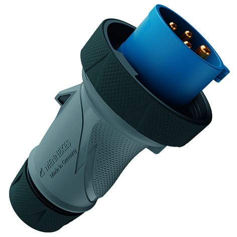 MENNEKES - Stecker PowerTOP Xtra 32A 4p 9h 230V IP67/IP69 ErgoCONTACT