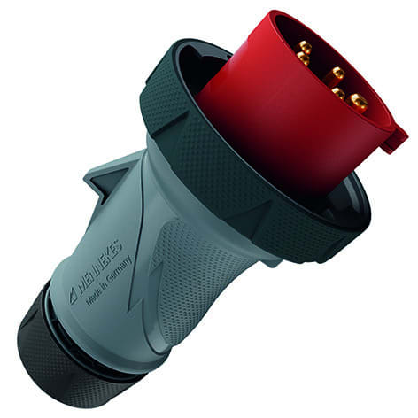 MENNEKES - Stecker PowerTOP Xtra 32A 5p 6h 400V IP67/IP69 ErgoCONTACT