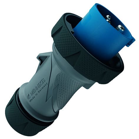 MENNEKES - Stecker PowerTOP Xtra R HW/VN 16A 3p 6h 230V IP67/IP69 ErgoCONTACT