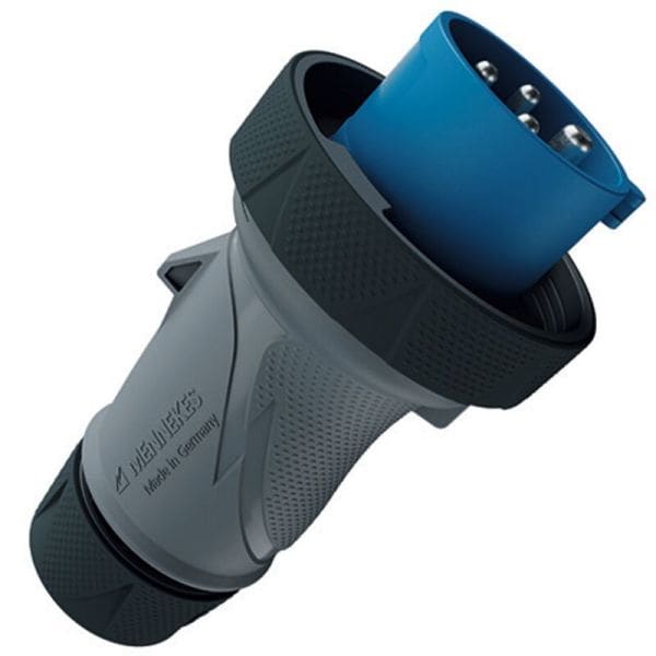 MENNEKES - Stecker PowerTOP Xtra R HW/VN 16A 4p 9h 230V IP67/IP69 ErgoCONTACT