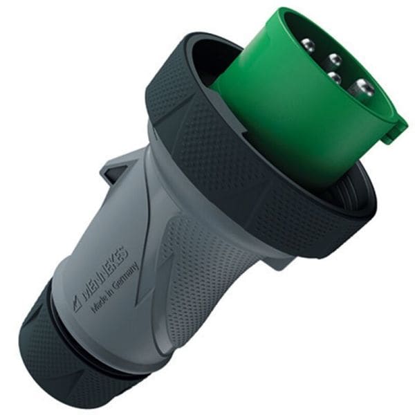 MENNEKES - Stecker PowerTOP Xtra R HW/VN 16A 4p 10h >50 IP67/IP69 ErgoCONTACT