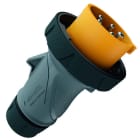 MENNEKES - Stecker PowerTOP Xtra R HW/VN 16A 5p 4h 110V IP67/IP69 ErgoCONTACT