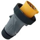 MENNEKES - Stecker PowerTOP Xtra R HW/VN 32A 4p 4h 110V IP67/IP69 ErgoCONTACT