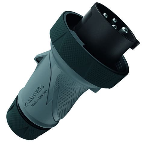 MENNEKES - Stecker PowerTOP Xtra R HW/VN 32A 4p 7h 500V IP67/IP69 ErgoCONTACT