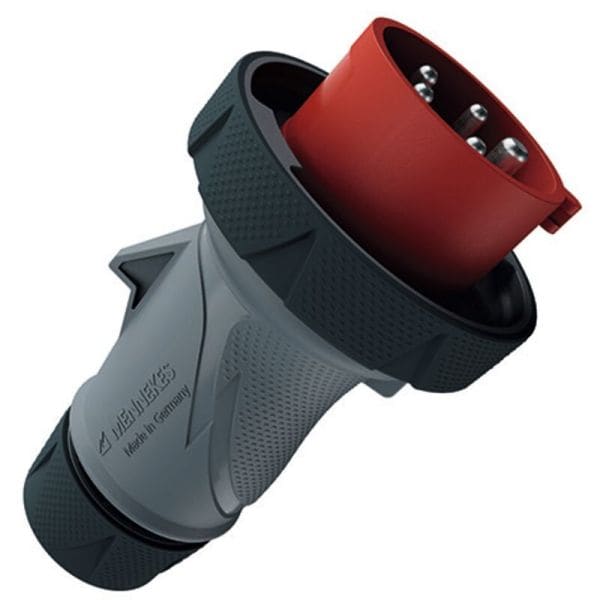 MENNEKES - Stecker PowerTOP Xtra R HW/VN 32A 5p 6h 400V IP67/IP69 ErgoCONTACT