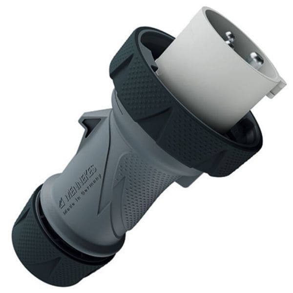 MENNEKES - Stecker PowerTOP Xtra R HW/VN 16A 3p 3h >50V IP67/IP69 ErgoCONTACT