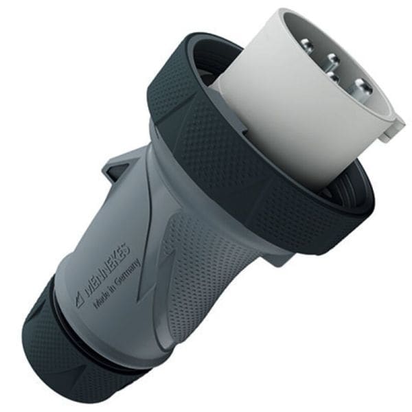 MENNEKES - Stecker PowerTOP Xtra R HW/VN 16A 4p 1h 50-500V IP67/IP69 ErgoCONTACT