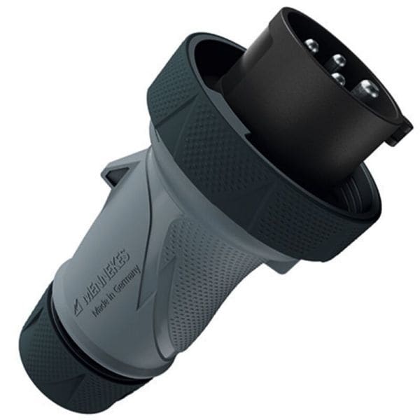 MENNEKES - Stecker PowerTOP Xtra R HW/VN 32A 4p 5h 690V IP67/IP69 ErgoCONTACT