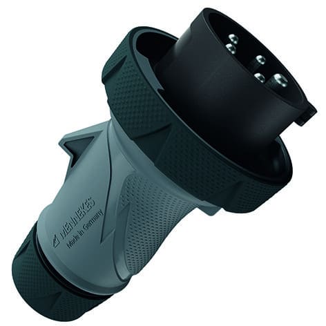 MENNEKES - Stecker PowerTOP Xtra R HW/VN 16A 5p 5h 600-690V IP67/IP69 ErgoCONTACT
