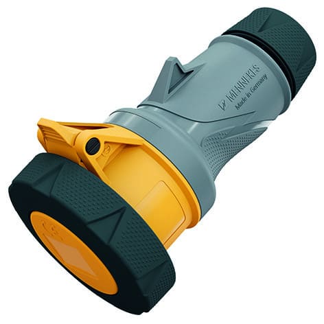 MENNEKES - Kupplung PowerTOP Xtra R HW/VN 16A 5p 4h 110V IP67/IP69 ErgoCONTACT
