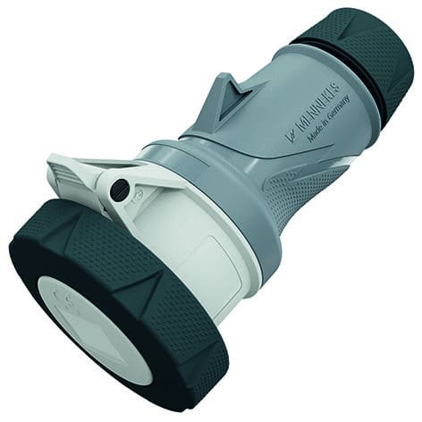 MENNEKES - Kupplung PowerTOP Xtra R HW/VN 16A 4p 1h 50-500V IP67/IP69 ErgoCONTACT