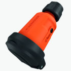 MENNEKES - Schuko-Kupplung Orange 16A 2P+E 230V IP54
