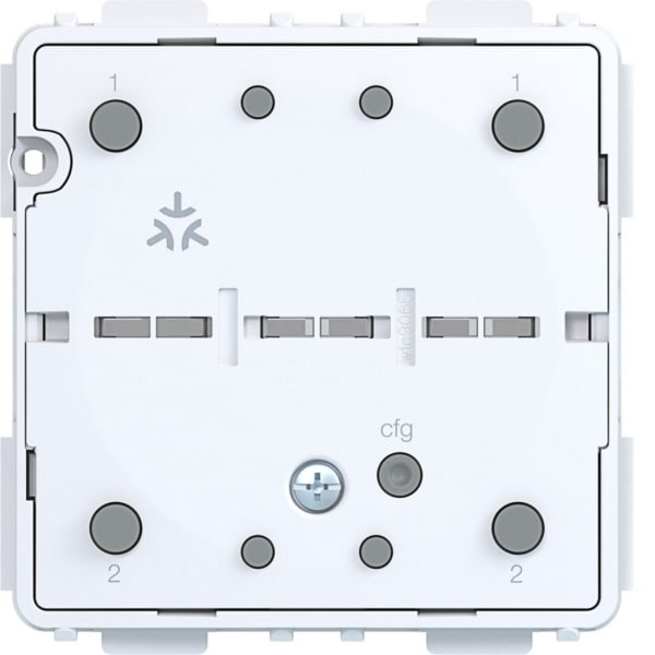 HAGER - A.x/C.x Tastenmodul Matter vernetzbar, 1fach 230 V, UP