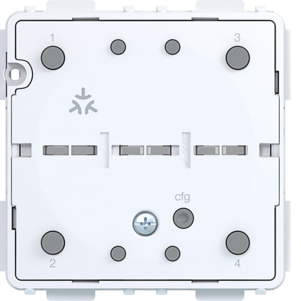 HAGER - A.x/C.x Tastenmodul Matter vernetzbar, 2fach 230 V, UP