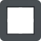 HAGER - C.1 LED-Rahmen 1fach anthrazit matt, lack.