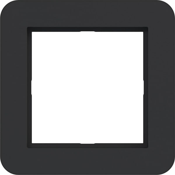 HAGER - C.1 LED-Rahmen 1fach nachtschwarz matt