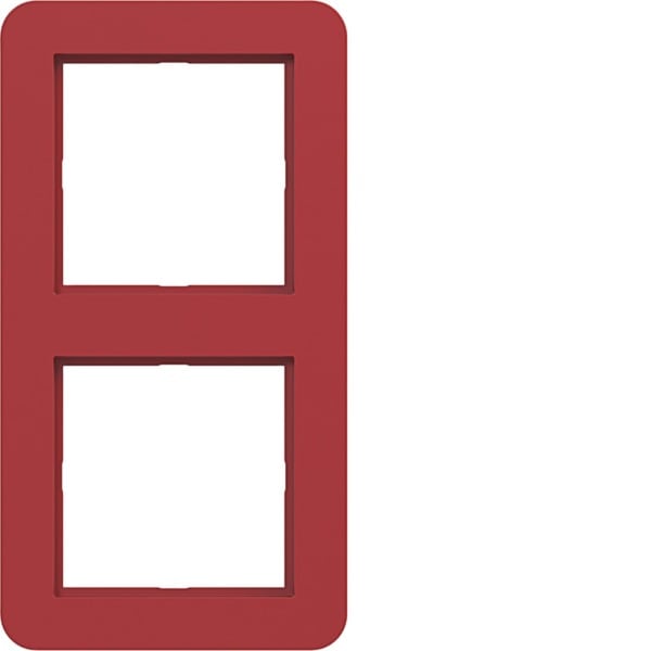 HAGER - C.1 Rahmen 2fach rot glänzend