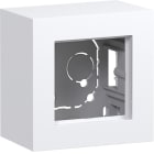 HAGER - A.8 Gehäuse 1fach hohe Ausführung, lichtweiß glänzend, AP