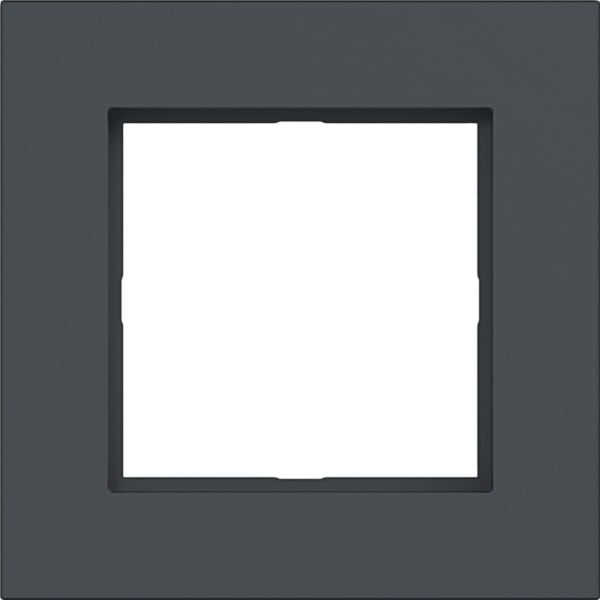 HAGER - A.8 LED-Rahmen 1fach anthrazit matt, lack.