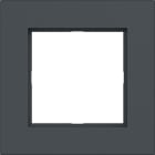 HAGER - A.8 LED-Rahmen 1fach anthrazit matt, lack.