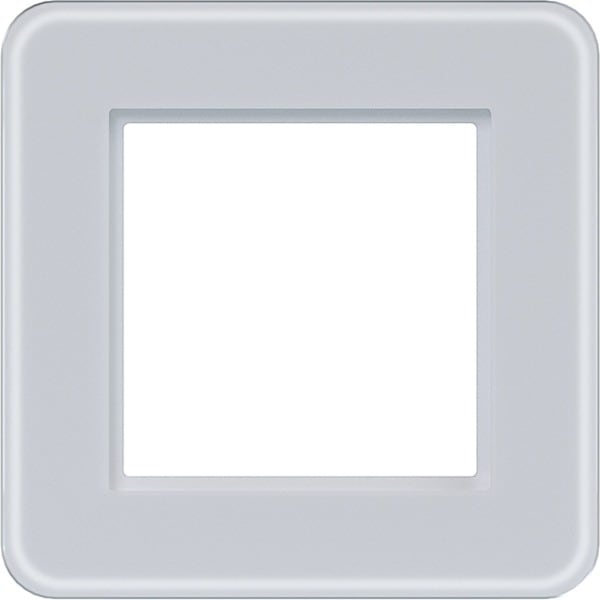 HAGER - C.8 Rahmen 1fach Glas, lichtweiß matt