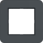 HAGER - C.8 LED-Rahmen 1fach anthrazit matt, lack.