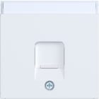 HAGER - A.x/C.x Zstk. m. Staubschutzschi. 1f für KeyStone, BSF, lichtweiß matt