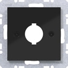 HAGER - A.x/C.x Zstk. für Melde- & Befehlsgerät 18,8 mm nachtschwarz gl.