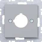 HAGER - A.x/C.x Zstk. für Melde- & Befehlsgerät 22,5mm titan matt, lack.
